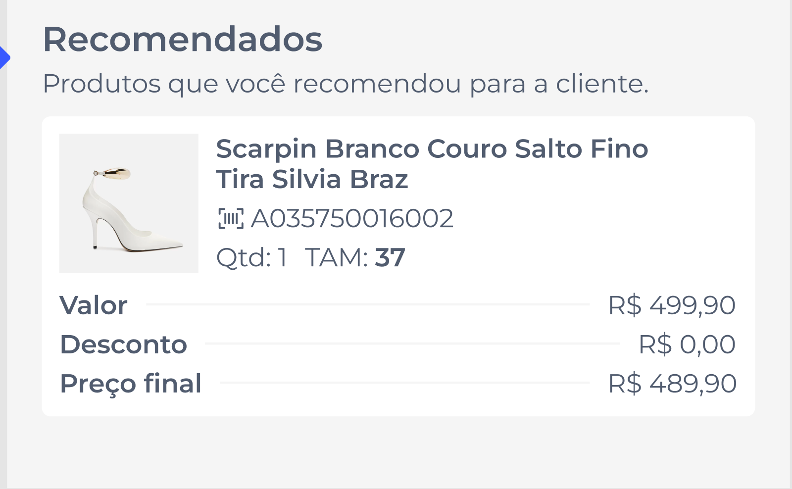 Nova seção